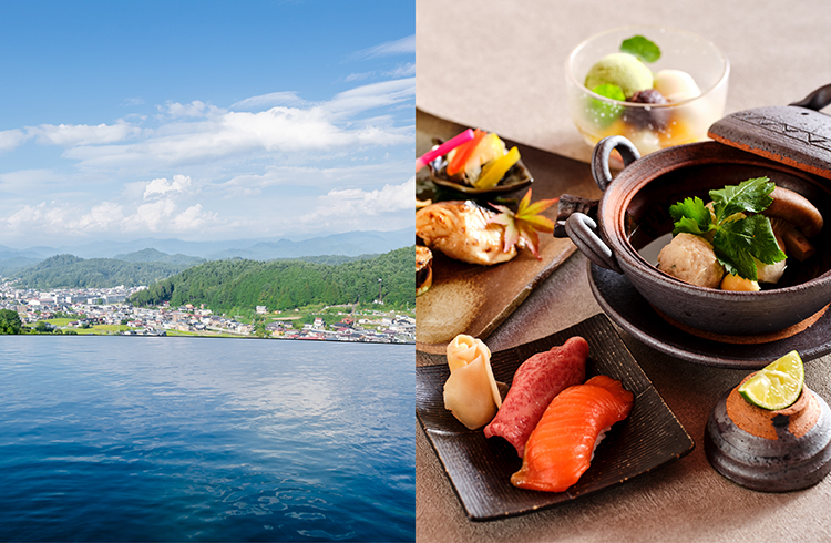 【日本料理 和氣】日帰り温泉付き食事プラン
